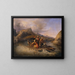 Crossing the Tiger - August Theodor Schöfft — framed artwork on a wall