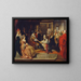L'Empereur Charles VI remet l'épée d'honneur au Prince Eugène après la bataille de Belgrade - August Wenzel Mantler — framed artwork on a wall
