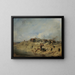 Bivouac de soldats russes - August von Pettenkofen — framed artwork on a wall