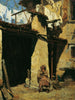 Ferme napolitaine avec fermier - August von Pettenkofen — artwork view