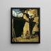 Ferme napolitaine avec fermier - August von Pettenkofen — framed artwork on a wall