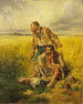 The Thieves in a Cornfield - August von Pettenkofen — artwork view