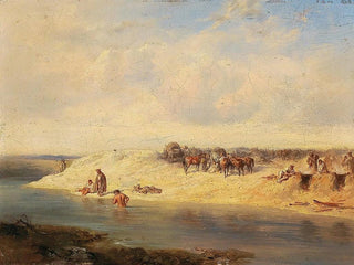Russian Bivouac - August von Pettenkofen — artwork view