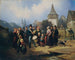 The village tambourine - August von Rentzell — artwork view