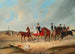Cavalcade with Dogs - August von Rentzell — artwork view