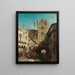 The Controversy of the Singers at Wartburg - August von Wille — framed artwork on a wall