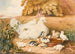 a hen with her chicks - Augusta Innes Withers — artwork view
