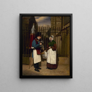 The Coco Merchant - Augusta LeBaron Desves — framed artwork on a wall