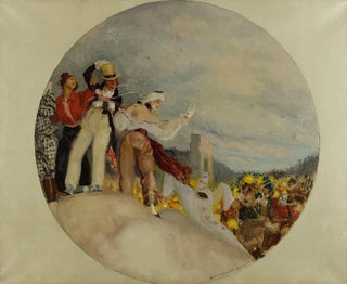 Parade sur les boulevards - Auguste François Marie Gorguet — artwork view