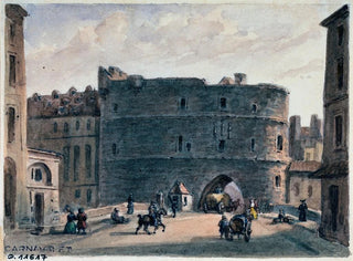 Le petit Châtelet - Auguste Sébastien Bénard — artwork view