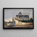 Les restes des bâtiments de l'hôtel du Petit Bourbon - Auguste Sébastien Bénard — framed artwork on a wall