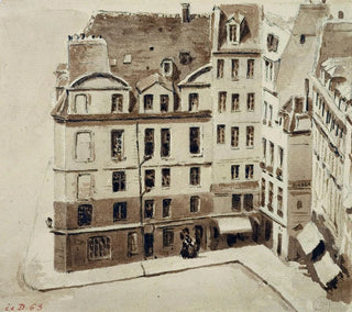 Place du Marché Neuf - Auguste Sébastien Bénard — artwork view
