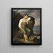 A nap by the roadside - Auguste Alexandre Guillaumot — framed artwork on a wall