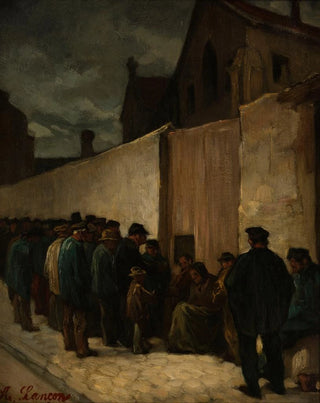 Les Pauvres au coin de la rue de la Santé - Auguste André Lançon — artwork view