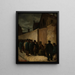 Les Pauvres au coin de la rue de la Santé - Auguste André Lançon — framed artwork on a wall