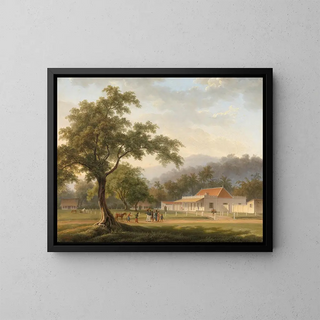 the House of the Deputy Resident in Banyuwangi, East Java - Auguste Antoine Joseph Payen — framed artwork on a wall