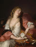 Lady reading the letters of Héloïse and Abélard - Auguste Bernard d'Agesci — artwork view