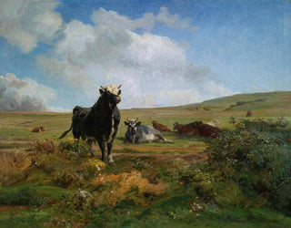 Leader du troupeau - Auguste Bonheur — artwork view