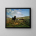 Leader du troupeau - Auguste Bonheur — framed artwork on a wall