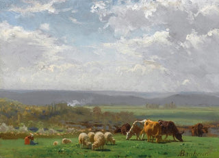 Auguste Bonheur - Paturage En Auvergne.webp