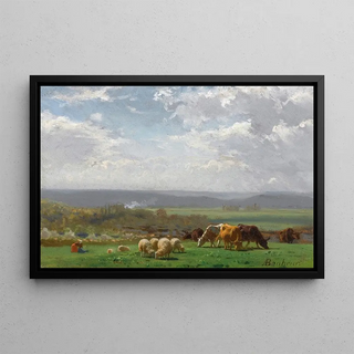 Auguste Bonheur - Paturage En Auvergne.webp