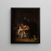 Scenes from Notre-Dame de Paris - Auguste Couder — framed artwork on a wall
