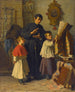 The children's choir lion in a sacristy in Rome - Auguste Dutuit — artwork view