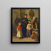 The children's choir lion in a sacristy in Rome - Auguste Dutuit — framed artwork on a wall