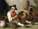 The basket maker - Auguste Dutuit — artwork view