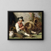 The basket maker - Auguste Dutuit — framed artwork on a wall