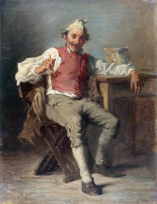L'Homme à la pipe - Auguste Dutuit — artwork view