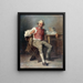 L'Homme à la pipe - Auguste Dutuit — framed artwork on a wall