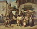 Street vendors in Tivoli - Auguste Dutuit — artwork view