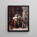 Models in a workshop during the painter's absence - Auguste Dutuit — framed artwork on a wall