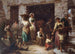 Street scene painting in Italy - Auguste Dutuit — artwork view