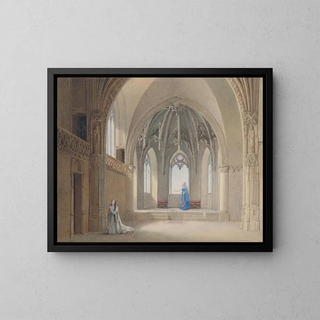 Anne, ma sœur Anne, ne vois-tu rien venir ? - Auguste Garneray — framed artwork on a wall