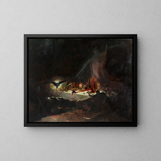 Les deux têtes - Auguste Leroux — framed artwork on a wall