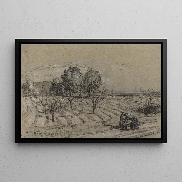 Spring - Auguste Louis Lepère — framed artwork on a wall