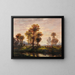 Landscape Painting - Auguste Rigon — framed artwork on a wall