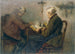 Old Farmer Couple at Table - Auguste Schepp — artwork view