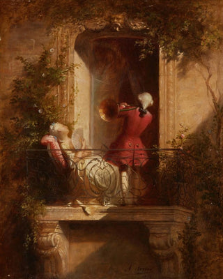 The concert - Auguste Serrure — artwork view