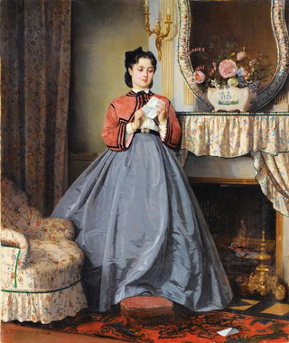 The Love Letter - Auguste Toulmouche — artwork view