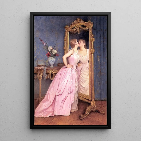 Reproduction of the painting Vanité Painting - Auguste Toulmouche