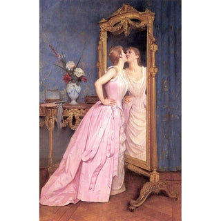 Reproduction of the painting Vanité Painting - Auguste Toulmouche