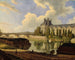 Le pont Royal et le pavillon de Flore vus du quai Voltaire - Auguste Wynantz — artwork view