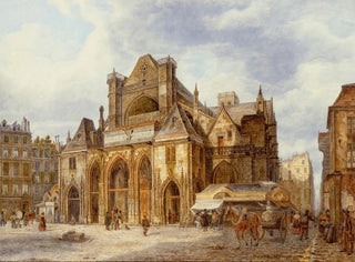 L'église de Saint-Germain-l'Auxerrois - Auguste Wynantz — artwork view