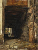 L'entrée d'une cour - Auguste Xavier Leprince — artwork view