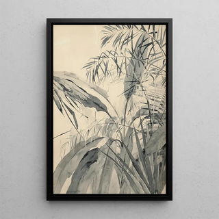 Study of plants - Augusto Giacometti — framed artwork on a wall
