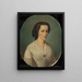Caroline von Stalitz née Petke - Augusto Tominz — framed artwork on a wall