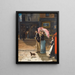 Our cheerful cousin - Augustus Edwin Mulready — framed artwork on a wall
